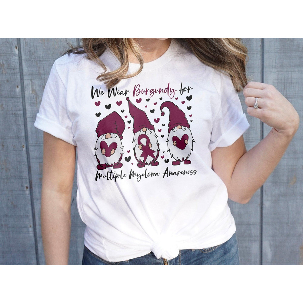 Multiple Myeloma Awareness Gnome Svg Png, We Wear Burgundy for Multiple Myeloma Awareness Svg, Burgundy Ribbon Svg, Multiple Myeloma Cancer.jpg