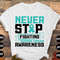 Ovarian Cancer Awareness Svg Png, Never Stop Fighting Svg, Teal Ribbon Svg Cricut File Sublimation Design.jpg