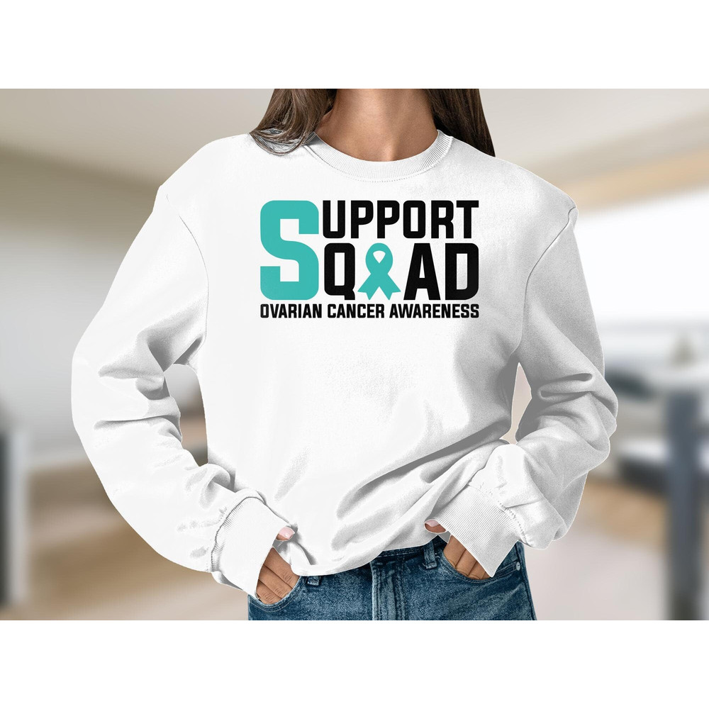 Ovarian Cancer Awareness Svg Png, Support Squad Svg, Teal Ribbon Svg Cricut File Sublimation Design.jpg