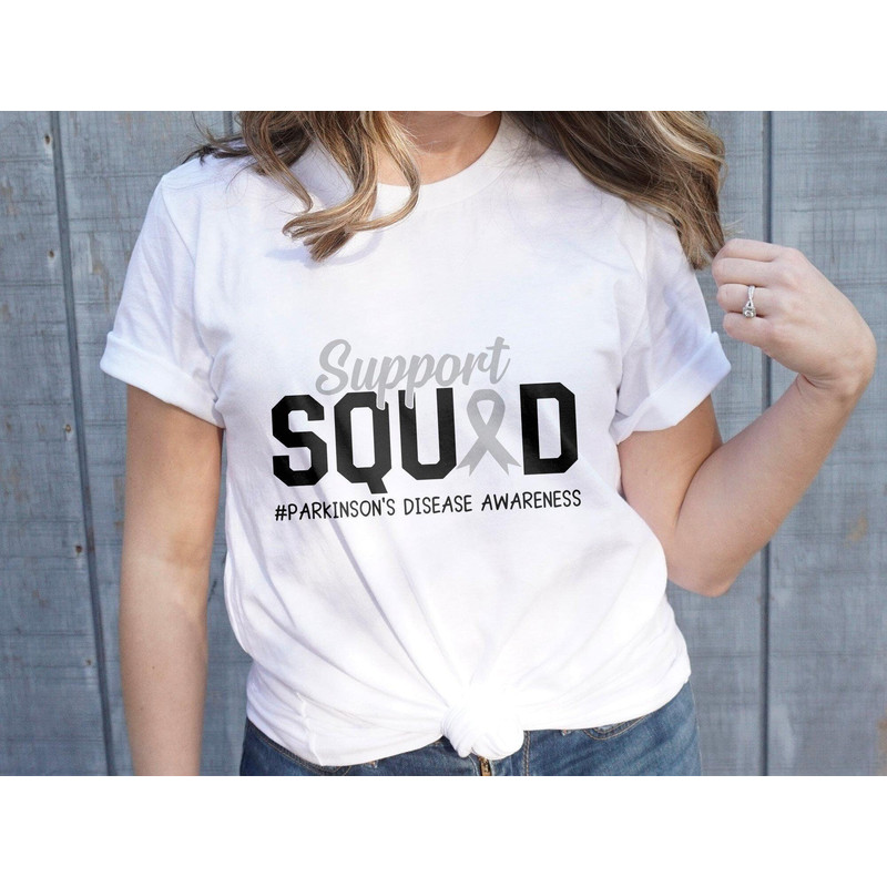 Parkinson's Disease Awareness Svg Png, Support Squad Svg, Grey Ribbon Svg Cricut Cut File Sublimation Designs.jpg