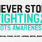 POTS Awareness Svg Png, Never Stop Fighting Svg, POTS Syndrome Svg, Turquoise Ribbon Svg, Dysautonomia Awareness Svg Cricut Sublimation.jpg