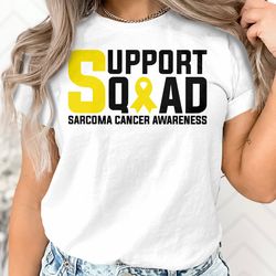 sarcoma cancer awareness svg png, support squad svg, yellow ribbon svg, sarcoma support cricut sublimation design