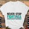 Sexual Assault Awareness Svg Png, Never Stop Fighting Svg, Teal Ribbon Svg, Sexual Violence Svg Cricut Cut File Sublimation Design.jpg