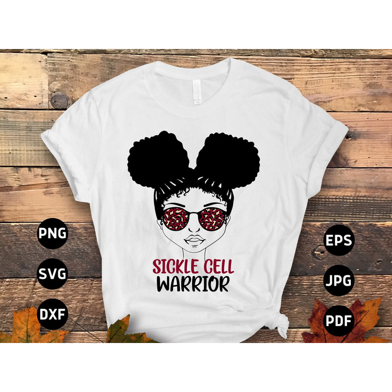 Sickle Cell Awareness Svg Png, Sickle Cell Warrior Afro Girl Svg, Anemia Awareness Svg, Burgundy Ribbon Svg Cricut Sublimation.jpg