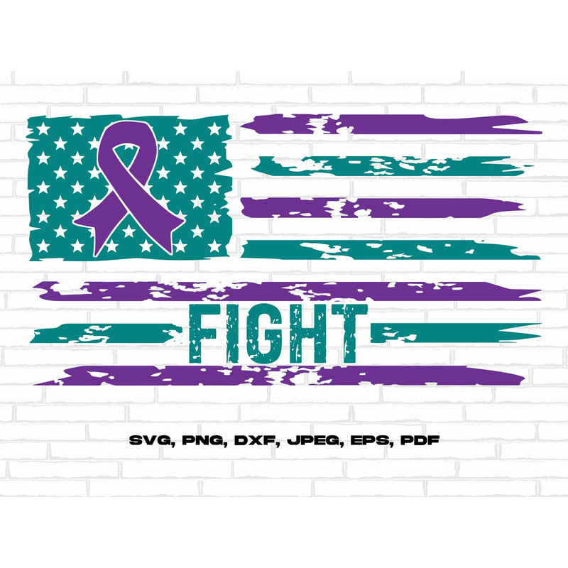 Suicide Prevention Awareness Svg Png, Fight USA American Flag Svg, Suicide Prevention Week 2022 Svg Cricut Cut File Sublimation.jpg