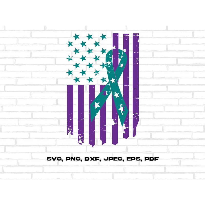 Suicide Prevention Awareness Svg Png, USA FLAG RIBBON Svg, Suicide Prevention Week 2022 Svg Cricut Cut File Sublimation.jpg
