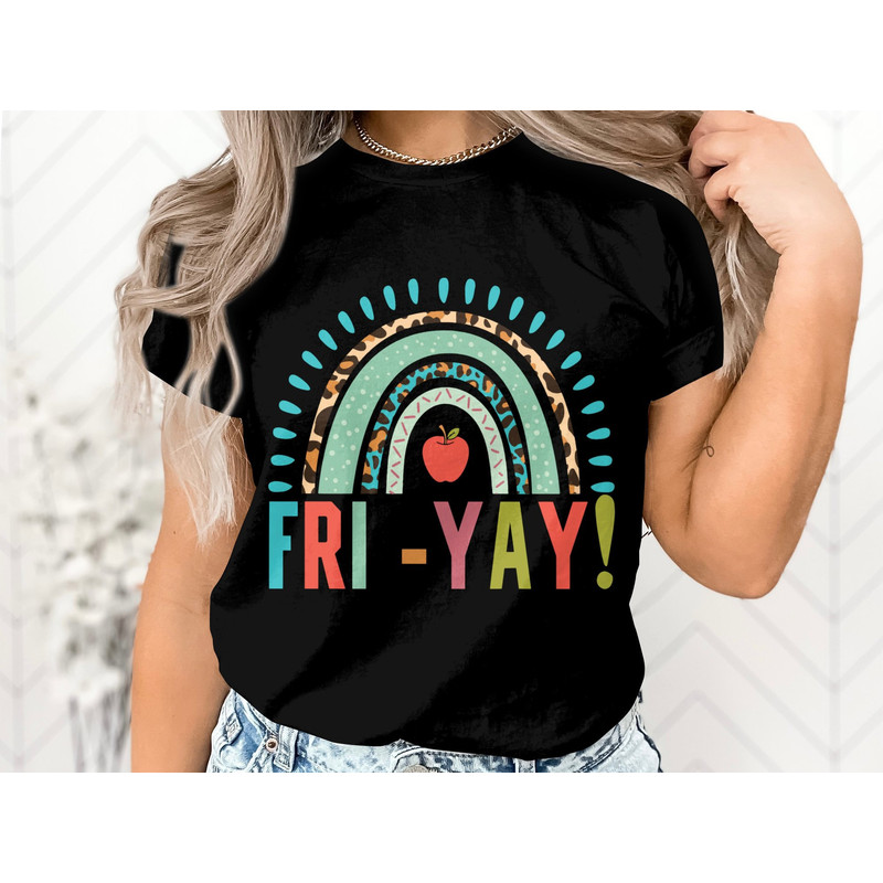 Teacher Fri-Yay Svg Png, Back to School Svg, Teacher Appreciation Svg, Funny Teacher Saying, 1st day of School Svg File Cricut Sublimation.jpg