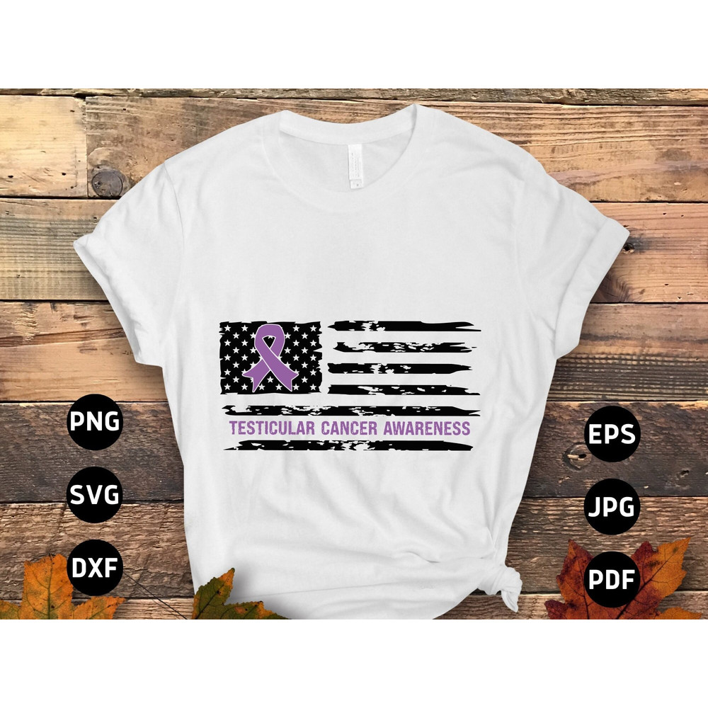 Testicular Cancer Awareness Svg Png, Testicular Cancer Usa American Flag Svg, Orchid Ribbon Svg, Radical Inguinal Orchiectomy Sublimation.jpg