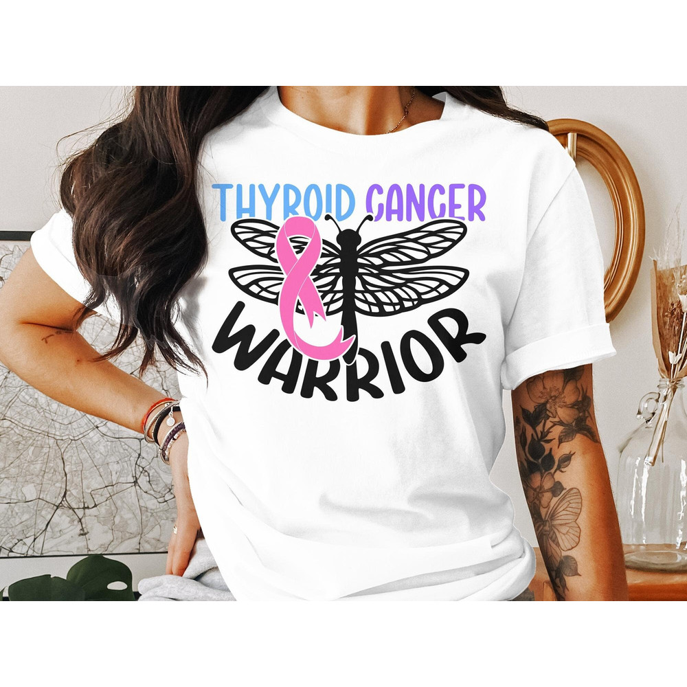 Thyroid Cancer Awareness Svg Png, Thyroid Cancer Warrior Svg, Thyroid Cancer Support Svg Cricut Sublimation Designs.jpg