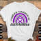 Turner Syndrome Awareness Purple Rainbow Svg Png, Turner Syndrome Rainbow Svg, Purple Ribbon Svg Cricut Sublimation Designs.jpg
