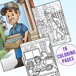 16 Community Helpers Coloring Pages - Learn About Community Heroes!