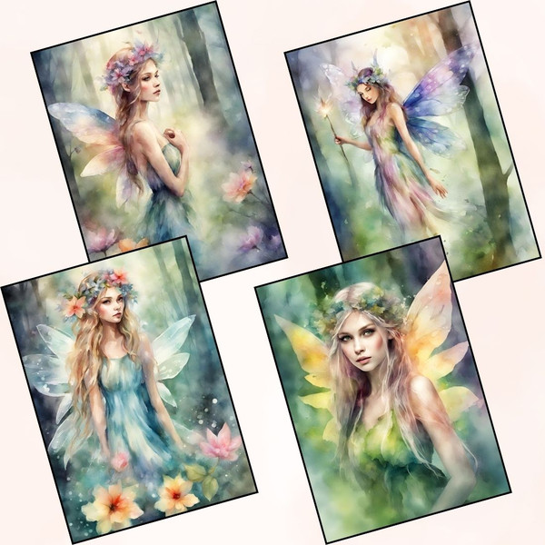 Forest Fairy Reverse Coloring Pages 4.jpg