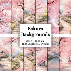 12 Breathtaking Sakura Backgrounds for Creative Projects