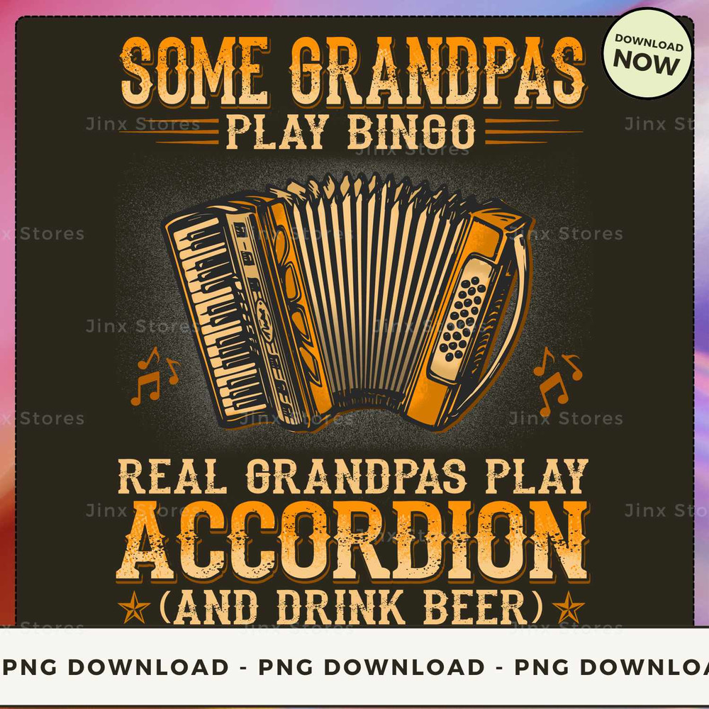 Accordion - Grandpas Bingo Drink Beer WDB042.jpg