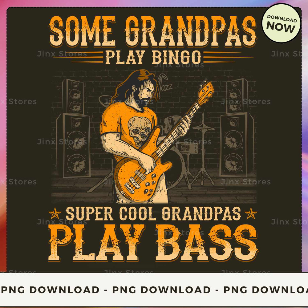 Bass Guitar - Cool Grandpas WDB075.jpg