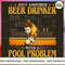 Pool - Beer Drinker With Pool Problems GEC076.jpg