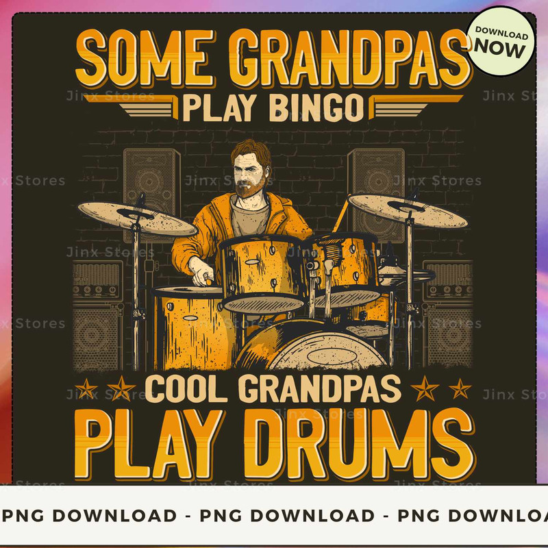 Drums - Cool Grandpas Bingo GEA127.jpg
