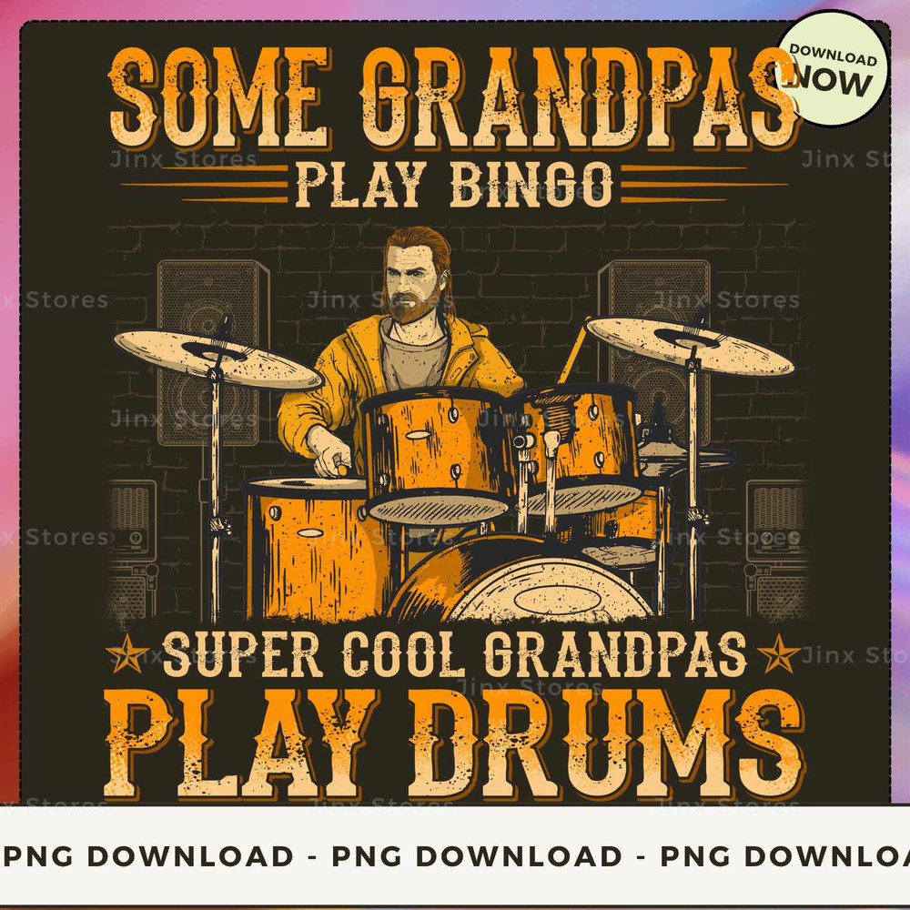 Drums - Cool Grandpas WDB074.jpg