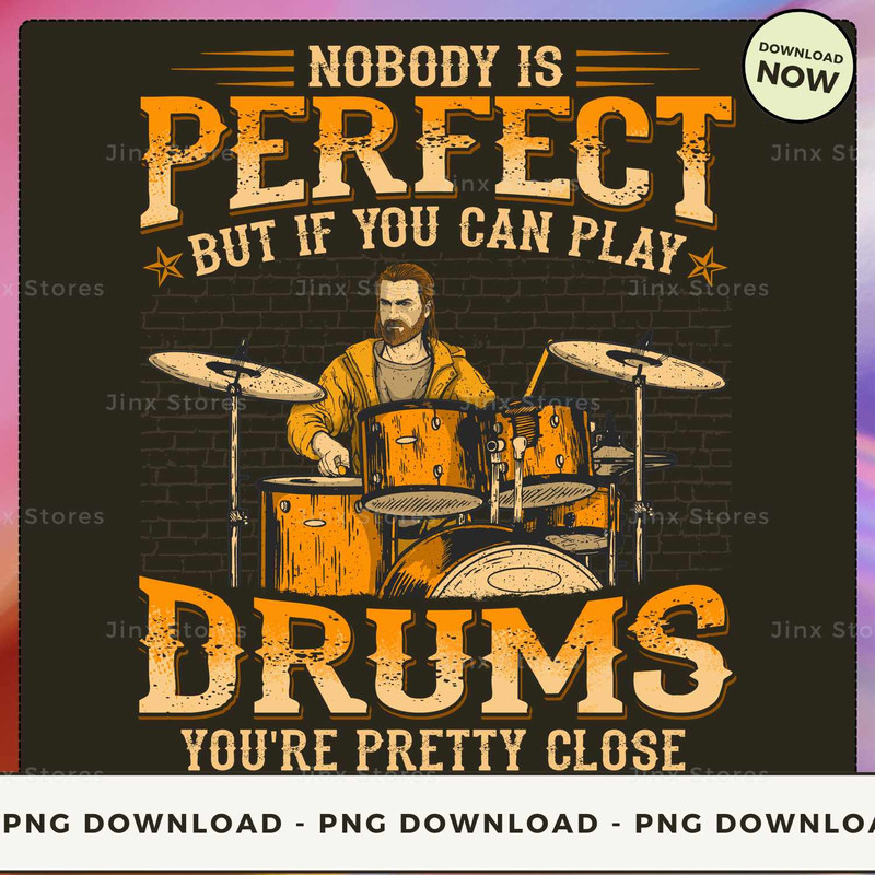 Drums - Nobody Perfect WDB103.jpg