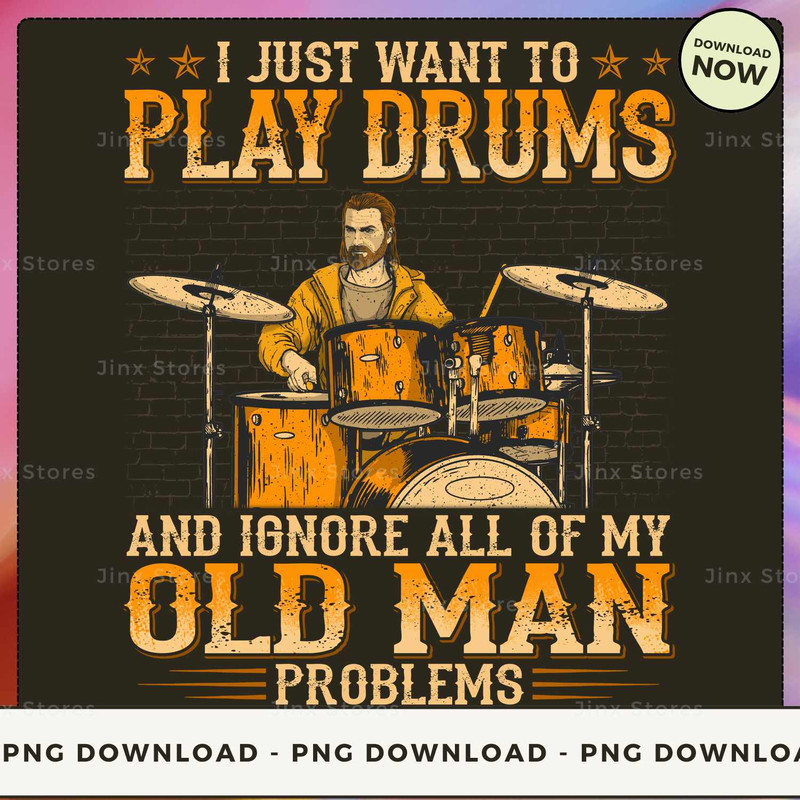 Drums - Old Man Problems WDB044.jpg