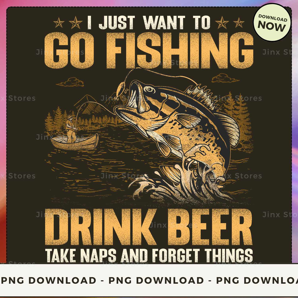 Fishing - Drink Beer Old Man Problems GSA053.jpg