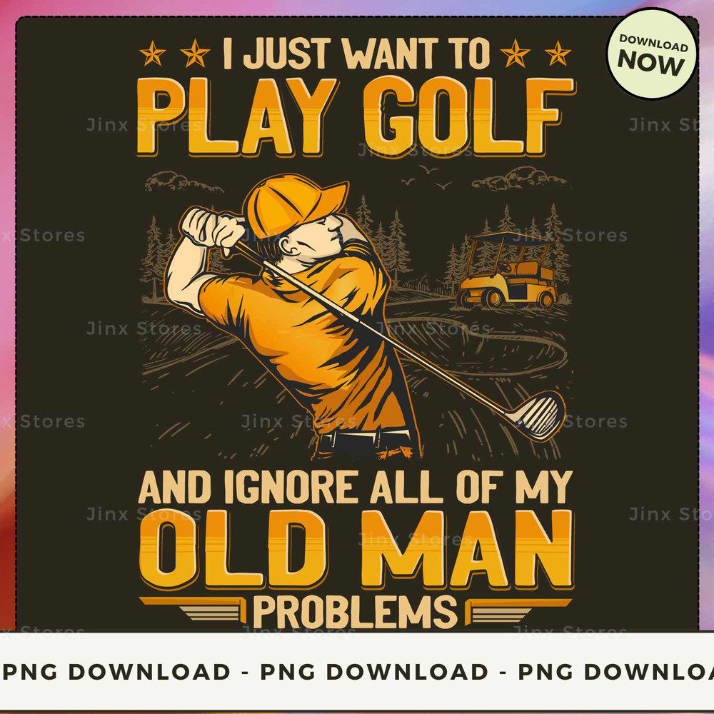 Golf - Ignore Old Man Problems GEA100.jpg