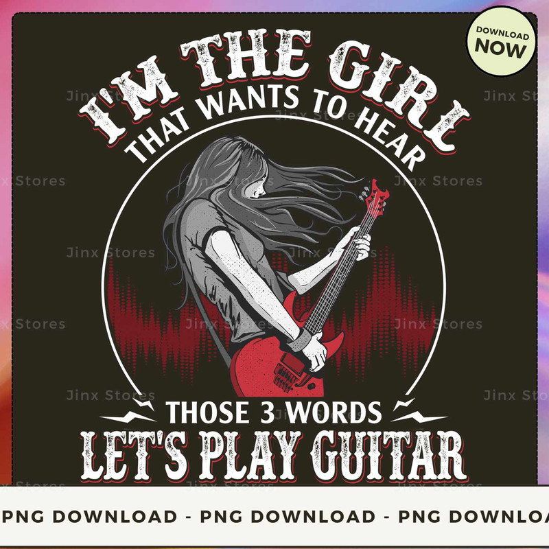 Electric Guitar - I'm The Girl 3 Words.jpg
