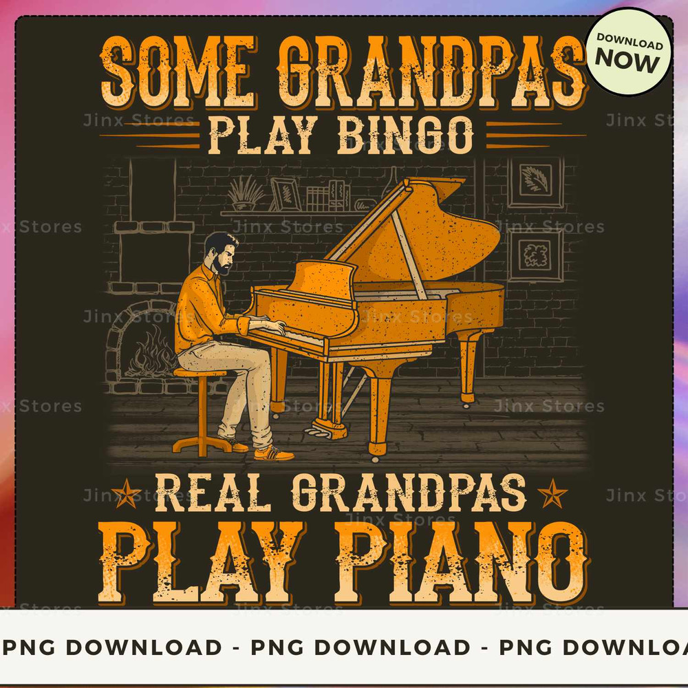 Piano - Some Grandpas Bingo WDB052.jpg