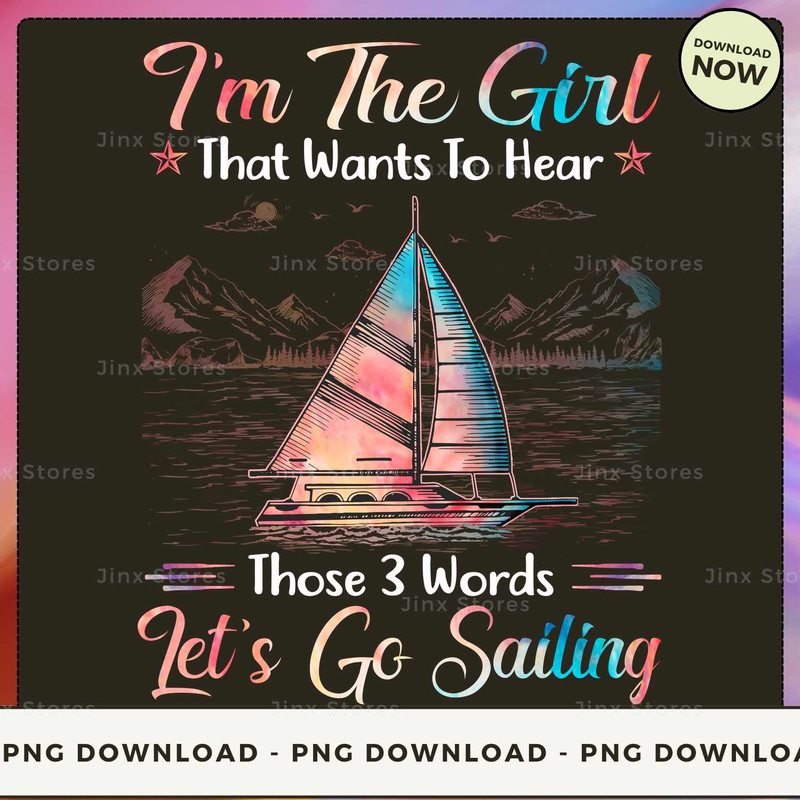 Sailing - I'm The Girl 3 Words PSC053.jpg
