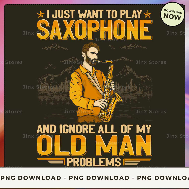 Saxophone - Ignore Old Man Problems GEA107.jpg