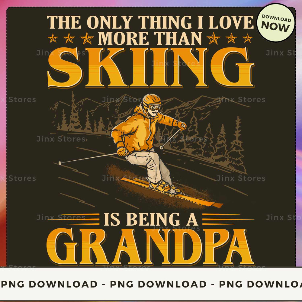 Skiing - Being A Grandpa GEC058.jpg