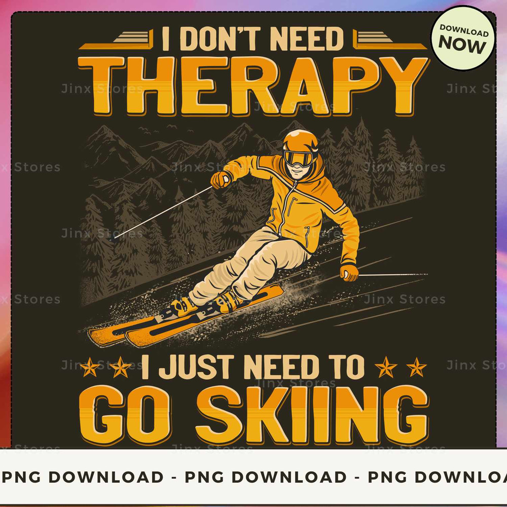 Skiing - Don't Need Therapy GEA150.jpg
