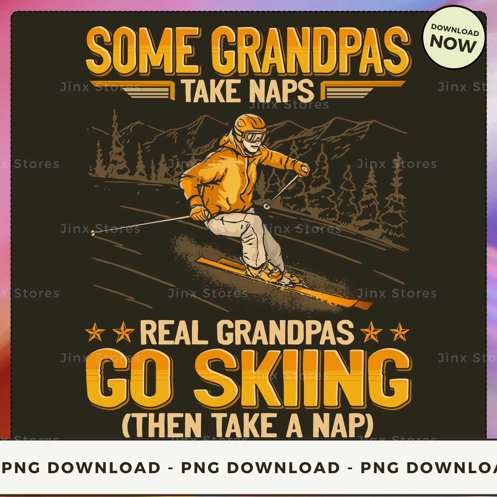 Skiing - Grandpa Take Naps GEA131.jpg
