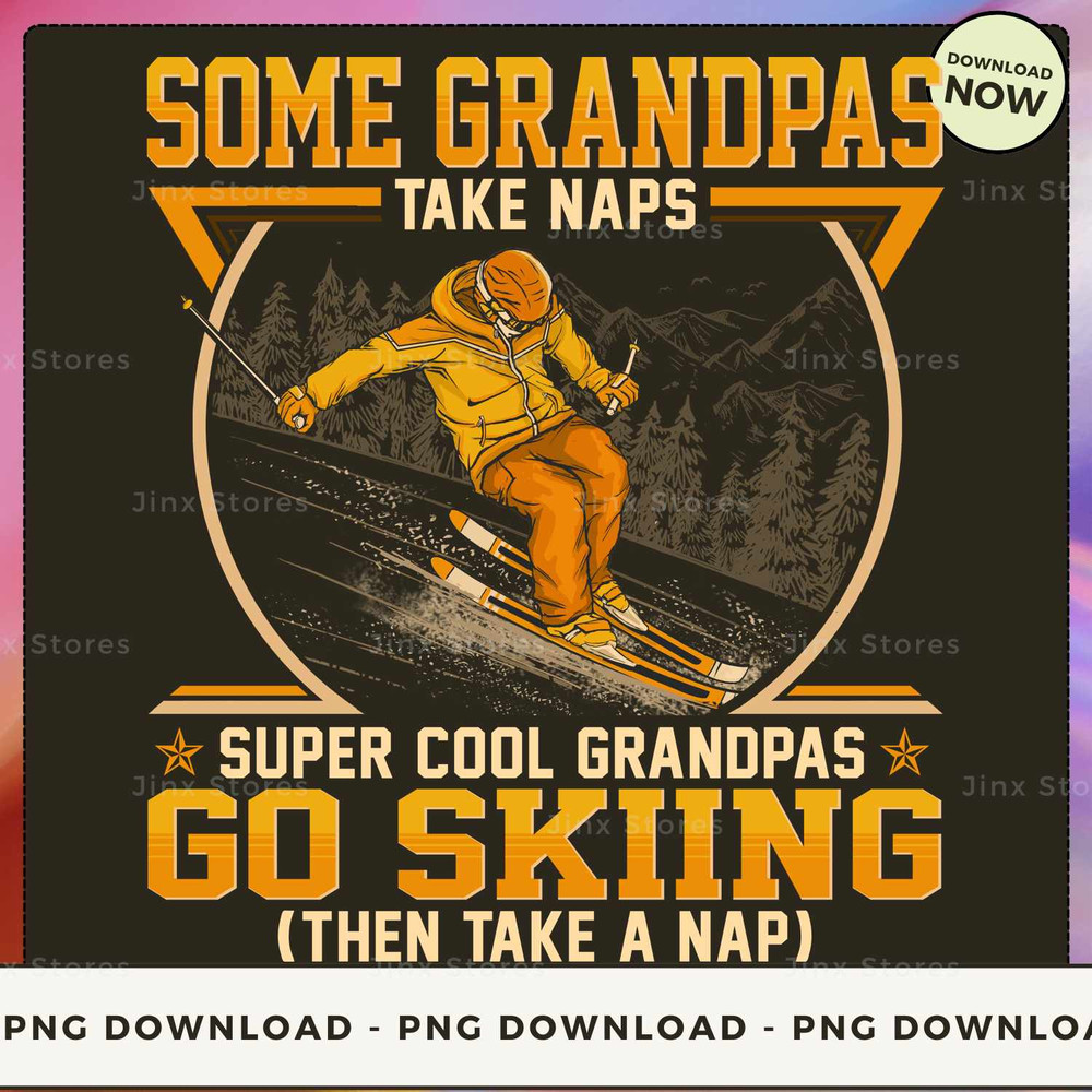 Skiing - Grandpas Take Naps--GED083.jpg