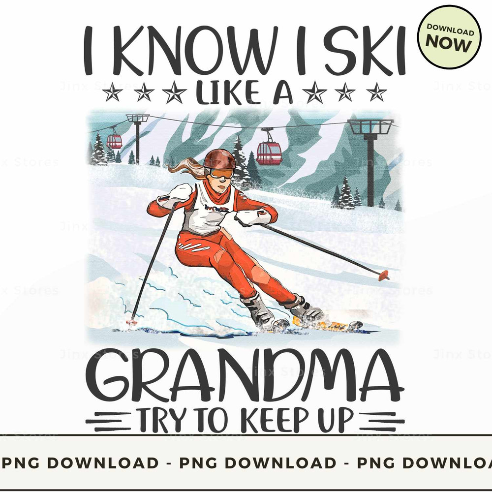 Skiing - Like A Grandma HWA168.jpg