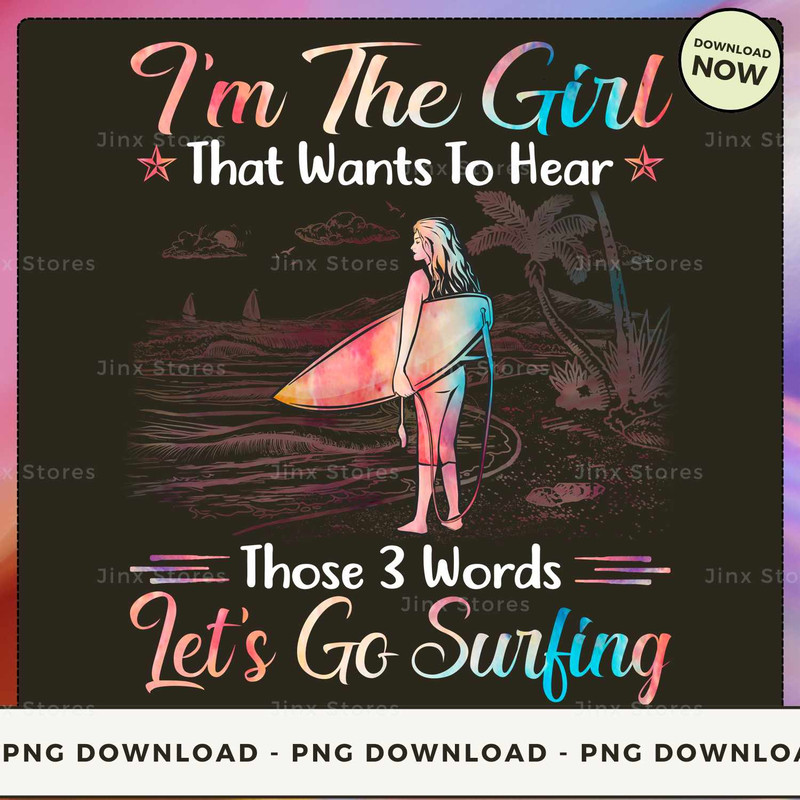 Surfing - I'm The Girl 3 Words PSC059.jpg