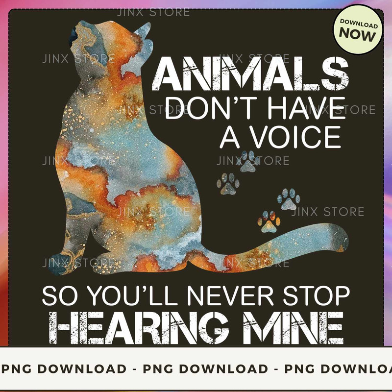 Animals don't have a voice - cats.jpg