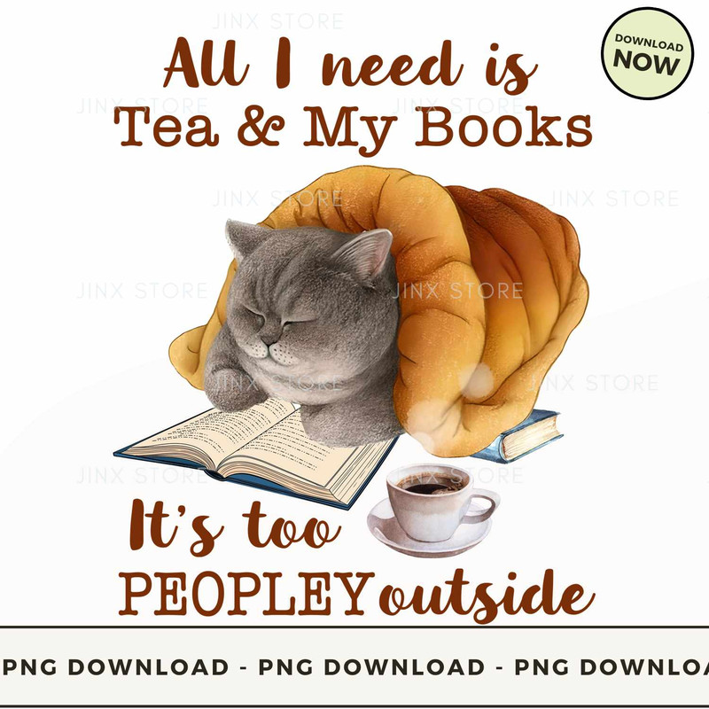 All i need is tea & my books - cat.jpg