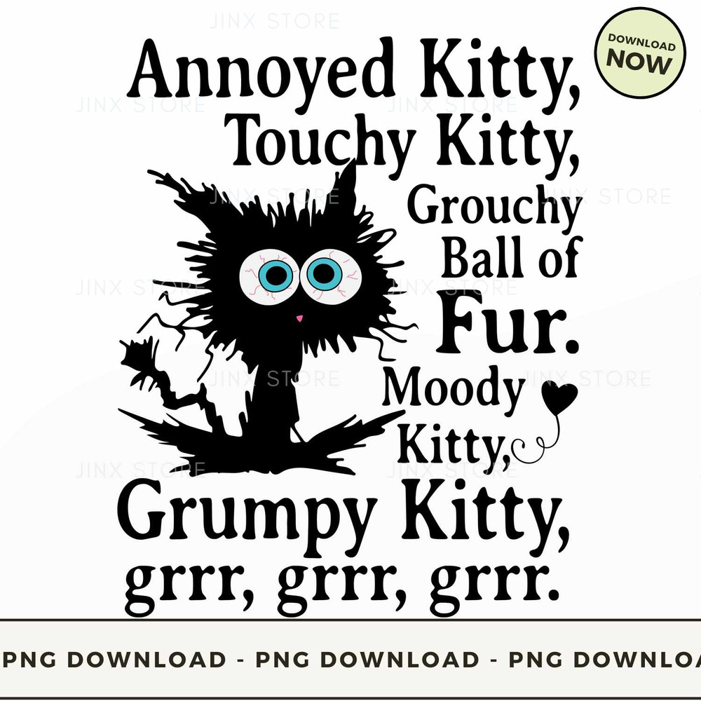 Annoyed kitty touchy kitty.jpg