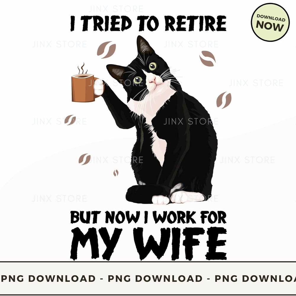 Cat - I tried to retire but now i work for my wife.jpg