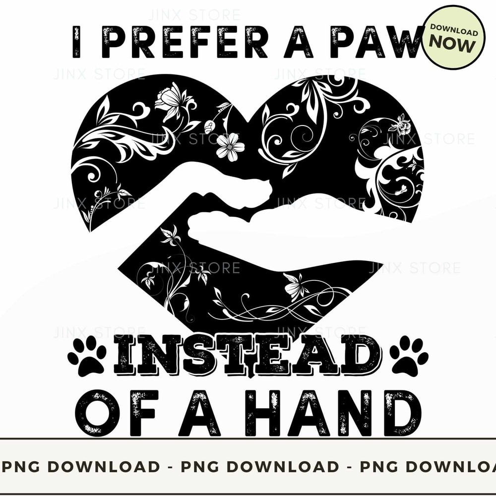 Dog I prefer a paw instead of a hand.jpg