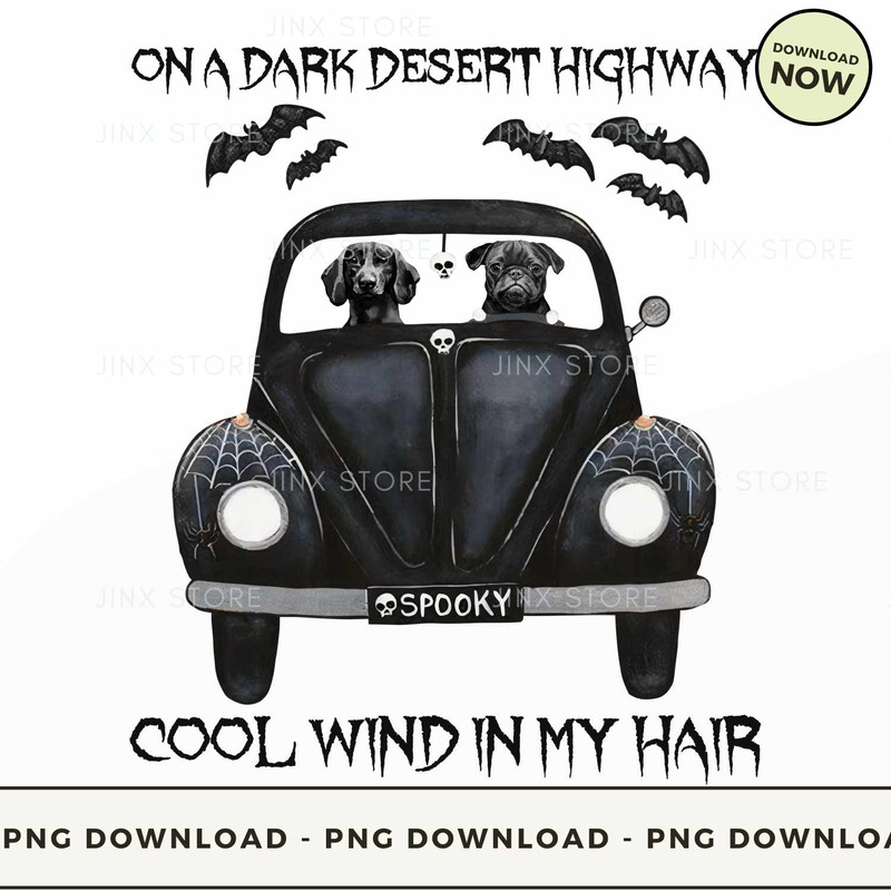 On A Dark Desert Highway - Cool Wind In My Hair Dog.jpg