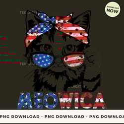 digital | meowica look at me - independence day cat t-shirt, hoodie, sweatshirt design - high-resolution png file