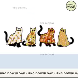 digital | costume t-shirt for halloween - halloween cat t-shirt, hoodie, sweatshirt design - high-resolution png file