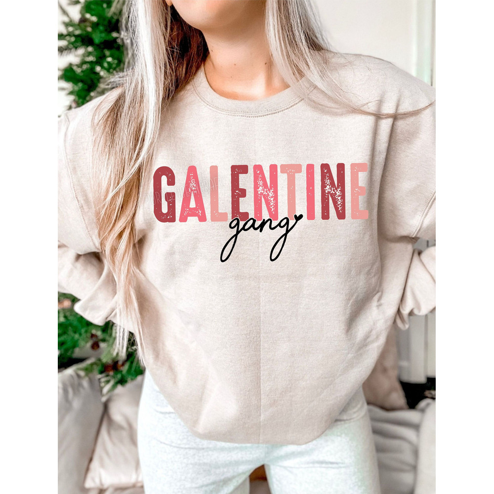 Galentine Gang SVG Cute Girls Valentine SVG Bestie Valentines Day svg BFF Valentine svg Girl Gang svg Cricut, Cameo Silhouette.jpg