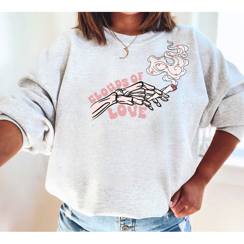 Clouds of Love PNG-Valentine’s Day Sublimation Digital Design Download-smoking png design, cigarette png, xoxo png, hearts png, vday png.jpg