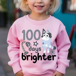 100 days brighter of school svg, 100th day of school svg, 100 days of school svg, back to school svg, 100 days pop svg,