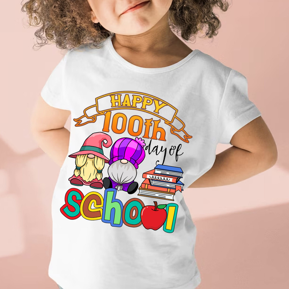 Happy 100 Days Of School Png, Gnomes Designs Png, 100 Days Of School Png, Back To School Png, 100 Magical Days Png, 100 Days Smarter.jpg