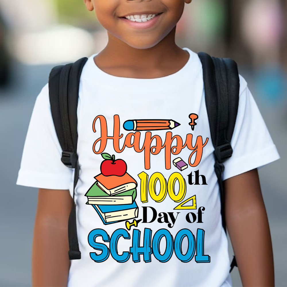 Happy 100 Days Of School Svg, School Supplies Svg, 100th Day of School Svg, Back To School Svg, 100 Days Pop Svg, Svg Files For Cricut 1.jpg