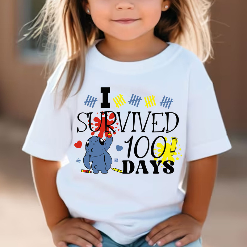 I Survived 100 Days Svg, 100 Days Of School Svg, Back To School Svg, Magical Kingdom Svg, 100th Day of School, 100 Days Pop Svg, Shirt Kids.jpg